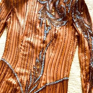 Gorgeous silk Bob Mackie vintage beaded gown. Was worn only once to a formal.